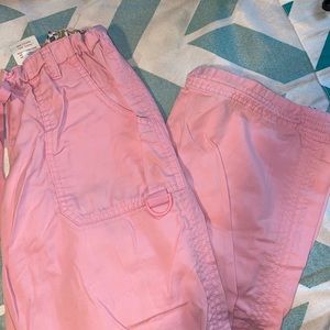 Light Pink Koi Scrub Pants